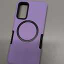 Case for Galaxy S20 FE 5G Case, Samsung S20 FE SM-G781U Case with Tempered Glass Screen Protector, [Compatible with MagSafe] Shockproof Protective Phone Cover for Samsung Galaxy S20 FE Purple