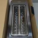 Mueller UltraToast Full Stainless Steel Toaster 4 Slice, Long Extra-Wide Slots for Bagels and Waffles, 6 Browning Levels, LED Display, Cancel/Defrost/Reheat Functions & Removable Tray, Kitchen Gadgets