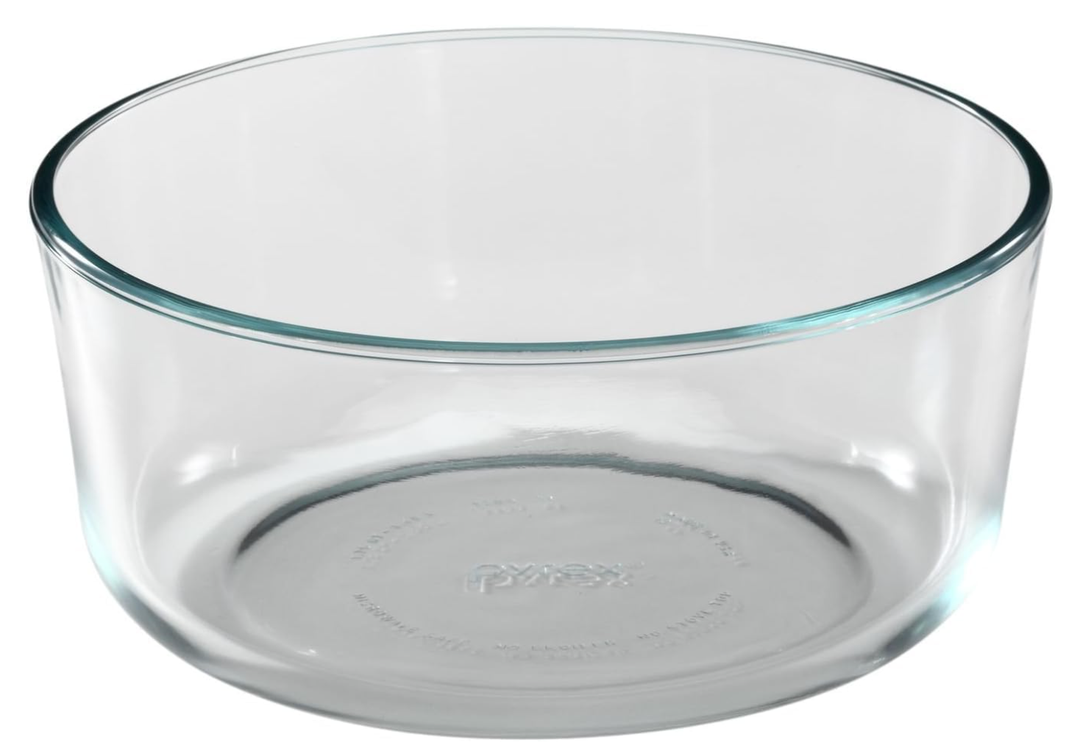 Glass Storage - Plate, Pyrex 7 cup, 6.8 in x 3 in