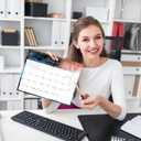 10 x 2026-2027 Wall Calendar - Includes January 2026 to June 2027, 18-Month Paper Wall Calendar 11 x 8.5 Inches.Thick Paper with Julian Dates and Block for New Year and Christmas Holidays To-dos  Notes (I)