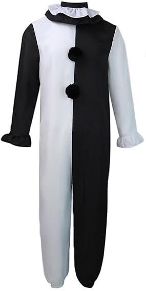 Varuotu Art Clown Costume Kids, Killer Clown Costume Halloween Cosplay Outfit Boys Girls, Size 120