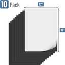 Mr. Pen- Adhesive Magnetic Sheets, 12" x 16", 10 Pack, Cuttable Magnets Flexible Magnet Sheets with Adhesive for Crafts Photos, Classroom Decorations, Easy Peel and Stickers for Planning