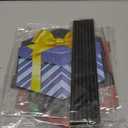 Drydiet 3 Pack Metal Christmas Yard Signs Decor Xmas Yard Stakes Outdoor with Stakes for Holiday Outdoor Garden Lawn Pathway Decoration(Gift Boxes)