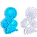 Epoxy Molds,DIY Sunflower Resin Mold Silicone Mold for Resin Casting,Epoxy Resin Mold for Wall Hanging Decor