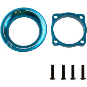 ShareGoo Metal Cooling Fan Cover Air Inlet Channel for 25mm x 25mm ESC Cooling Fan Heatsink Fit 1/8 1/10 1/12 1/16 RC Car ESC,Mounting Hole Distance 20mm (Blue)