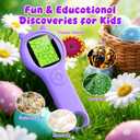 Microscope for Kids - Electronic Handheld Magnifying Glass for Children-STEM Outdoor Science Kit for Summer Travel & Camping Toy,Birthday Gifts Toys for 5-8 9-12 Year Old GirlsPurple