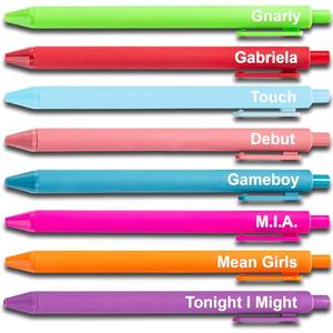 Kpop Gifts Merch Inspired by KATSEYE, K pop Gel Pens, Cute Office Supplies for Music Fans, Aesthetic Music Birthday Party Favors for Girls