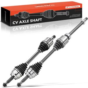 A-Premium Pair (2) Front CV Axle Shaft Assembly Compatible with Toyota Camry 2002-2009 2.4L Gas, Highlander 2001-2007 2.4L FWD, Solara 2004-2008 2.4L, Driver and Passenger Side