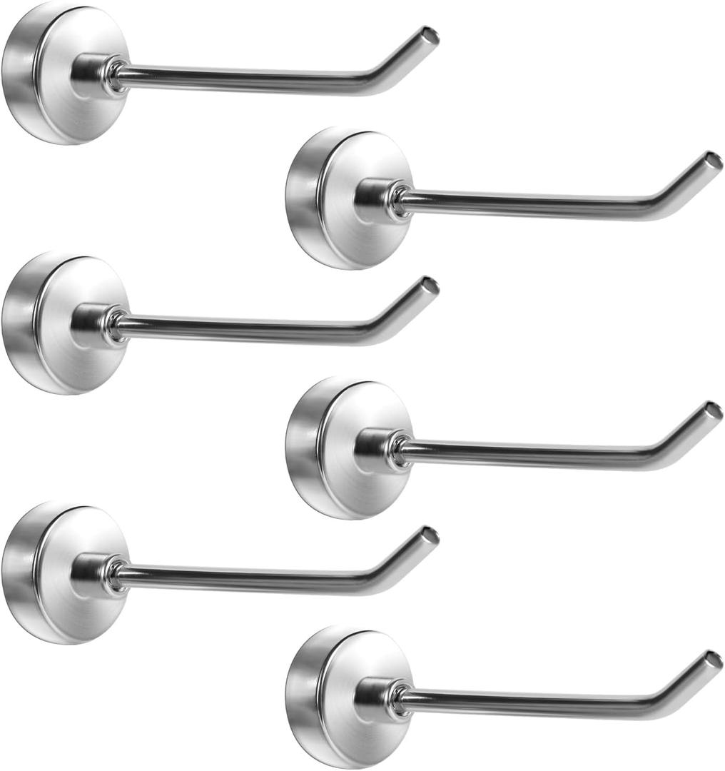 Magnetic Hooks, 15 lb+ Heavy Duty Magnets Hook, 3 Inch Long Magnetic Cruise Hook for Hanging, Large Metal Magnetic Hooks for Cabins,Grill,Fridge,Refrigerator,Whiteboard,Kitchen,Coat,Wall,Door