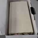 TEXAS LINEN CO. 100% Egyptian Cotton King Size Sheets Set - Luxury 1500 Thread Count Egyptian Cotton Sheets King Size, 17" Deep Pocket, Soft, Cooling Sateen Weave Hotel Quality Bedding Set - Ivory