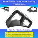 W11550898 W11094976 Washing Machine Dispenser Bezel Compatible with Whirlpool Maytag 7MWTW8127LW0 WTW6120HC0 WTW6120HW0, W11550898 Dispenser Bezel Replace AP7020119 PS16620355 4961912 EAP16620355