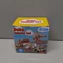 Aizweb Emergency Vehicle Toys,Wooden Police Car, Fire Truck, Ambulance, Helicopter,STEM Kit Fine Motor Blocks Educational Learning Montessori for 4-8 Year Old Boys Girls Community Helper