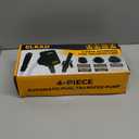 SOLALI 2026 Upgrade Automatic Battery Powered Gas Can Pump, 3.2GPM Battery Operated Gas & Fuel Transfer Pump with Auto Shut-Off Nozzle, 47 IN Long Hose with 3 Adapters for Gasoline, Diesel