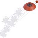 Lurrose Solar LED Wind Chimes with Color Changing Angel Lights Automatic Light Sensor Energy Saving Solar Hanging Lamp for Outdoor Garden Patio Porch Balcony Decoration