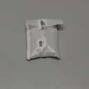 Shower Door Magnet - U Channel Door Frame with Clear Polycarbonate and Magnet fit for 3/8" Thickness Swing Glass Shower Doors, Shower Door Handles Shower Doors Strike Jamb (Style 2)