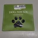 EXPAWLORER Anti Slip Dog Socks to Prevent Licking Paws, Dog Shoes for Cold Winter, Dog Booties for Hardwood Floors, Dog Boots & Paw Protectors with Grippers for Small Medium Large Senior Dogs Black, Size: L