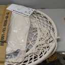 Greenstell Hammock Chair, Macrame Swing Chair with Comfy Cushion, Boho Hanging Chair for Outdoor & Indoor, Perfect for Bedroom, Patio, Balcony, Hold up to 330Lbs, Beige (Standard Size (24.0 x 27.6 x 48.0 inch))