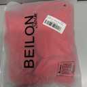 Women One Shoulder One Piece Swimsuit Tummy Control Bathing Suits Modest Full Coverage Cutout Swimwear (Red)