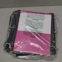 Tashkummy 360° Pivotable 3 Ring Binder, Upgraded Foldable Binders 1 inch 6 Pack, Thin Small Three Ring Binder Fits 8.5" x 11", for Home, School and Office Binders Supplies  6 Assorted Color