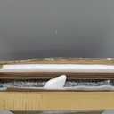 Vinyl Record Storage Crate, Holds up To 60 LPs, Album Visible Storage Box with Acrylic Front, Handle, Wooden Multi-Purpose Organizer for Records, Magazines and Books, for Desktop and Home Office (1 Pack)