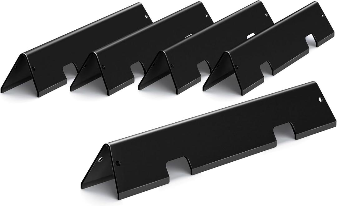 7636 & 67046 Flavorizer Bars for Weber Spirit II E-310 310 300 Grill Parts, Spirit E/S-310 320 330 Part Replacement, 16GA Porcelain-enameled Flavor Bars for Weber Spirit GS4, 15.3 Flame Guards 5 Pack