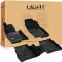 LASFIT Floor Mats Fit for Mazda CX5 2025 2024 2023 2022 2021 2020 2019 2018 2017 Custom Fit TPE All Weather Floor Liners 1st & 2nd Row Car Mats for Mazda CX-5, Black