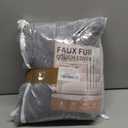 Waterproof Dog Bed Cover Non Slip Couch Covers for Dogs Washable Soft Faux Fur Sofa Cover Couch Covers for 3 Cushion Couch Sofa Pet Friendly (Grey) (36" x 95" 1 Pack)