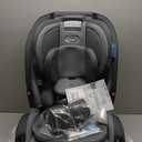 Graco SlimFit3 LX 3-in-1 Convertible Car Seat, Slim Car Seat Fits 3 Across, Rear Facing, Forward Facing, to Highback Booster Seat, Perfect for Baby Travel & Gift for New Parents, Kunningham, Manufacture Date 03/13/2026