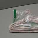 Concepts Premium Heavy Duty Pearl Hangers with Ribbon Trim for Wedding and Engagement Gowns - Slim Design Also Can Be Used for Suits and Shirts (Pink/White, 5 Pack)