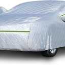 7 Layers Waterproof Heavy Duty Car Covers for Automobiles All Weather Season Anti-Hail UV Protection Snowproof Outdoor 10.5LBS Full Cover Universal Fit Sedan 178" to 185"