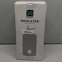 1 Gallon Water Bottle Insulated | Thickened Stainless Steel Vacuum Metal Water Jug | Portable Sports Large for Gym and Hiking with Straw, Carrier Bag, Handle Strap | BPA-Free 128 oz (Advanced Black)