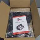 3-Tier Liquor Bottle Display Shelf, Exquisite Metal Design, Extra Large Bar Organizer for The Home Bar, Countertop Wine Rack with Smooth Handles, Retro Bar Shelf Stand for Whiskey, Spirits