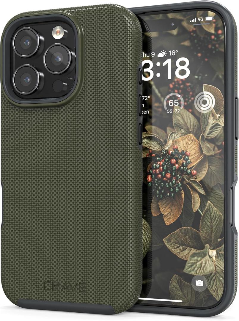 Crave Dual Guard Compatible with iPhone 16 Pro Case, Compatible with MagSafe Shockproof Protection Dual Layer Case for Apple iPhone 16 Pro (6.3") - Sage