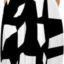 Wolddress Womens Maxi Dress with Pockets 2026 Casual Strap Plus Size Loose Plain Long Office Summer Beach Travel Dresses S-5X (Medium, Z-white Block)