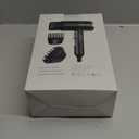 Hair Dryer with Comb | 1800W Blow Dryer with Diffuser for Curly Hair | Plasma Ionic Hairdryer for Frizz Control | Foldable & Protable Design for Travel | 6.5 ft ALCI Cord (Black)