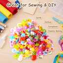 2 x Decorative Plastic Buttons, 200 Pieces, Colorful Animal and Fruit Designs, DIY Sewing Craft Supplies