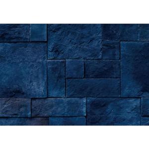 YongFoto 6x4ft Navy Blue Brick Wall Backdrop for Photography Vintage Old Brick Wall Baby Shower Photo Background Birthday Party Cake Table Adults Models Pet Photo Shoot Studio Props Home Wallpaper