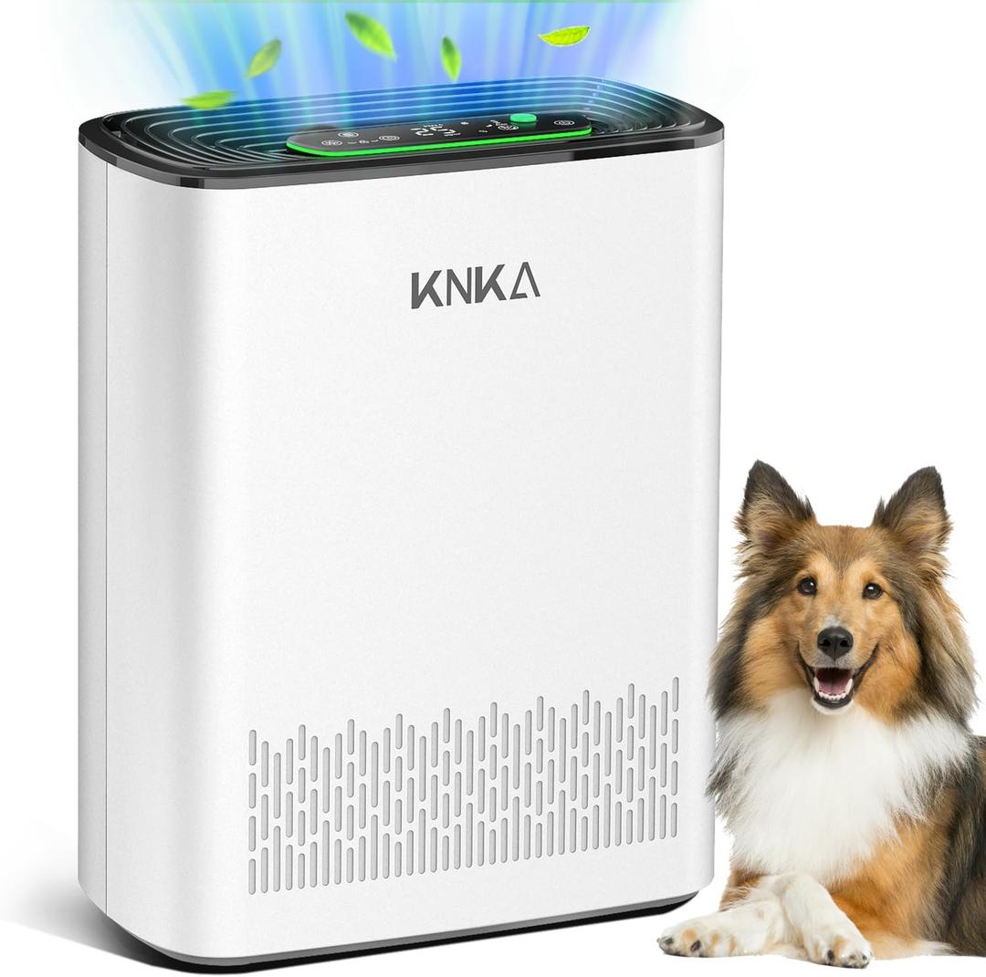 Air Purifiers for Home Large Room Bedroom Up to 2325 Ft, Washable Filters, Air Quality Monitor, Turbo Mode, Auto & Sleep Modes, HEPA Air Cleaner for Smoke, Dust, Pet Hair, Pollen (APH3000)