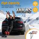 Bike Rack for Car, Car Bike Rack 3-Bike Compact Folding Portable Adjustable Trunk Bike Rack Fits Most Cars Hatchbacks SUVs Sedan and Minivans