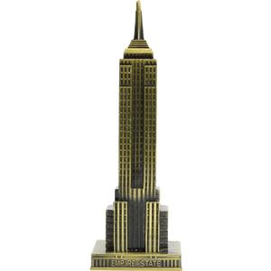 7.1 Inch Empire State Building Statue Figurine New York City Souvenirs for Home Office Decor(Antique Copper)