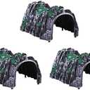 Train Tunnel N Scale Train Accessories 3pcs Railway Model Scenery Train Tunnel Models Plastic Rockery Tunnel Train Cave Tunnels for Railway Accessories Woodland Scenics Model Train Table