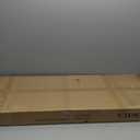 4 Panel Short Room Divider, Bamboo, 47.2 in Tall, Dark Brown