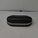 15" Black Aluminum Air Cleaner Assembly Kit Alloy Oval Partial Half Finned with Element