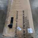 Tri Folding Mattress Queen Size - Memory Foam Tri-fold Handle & Non-Slip Bottom, Portable Foldable Sofa Bed Floor Chair for Travel RV Camping Guest Yoga - 6 Inch, 78"x58"x6"