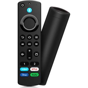 Replacement Voice Remote Control Fit for Fire Smart TV Stick/Cube, Firestick 4K/4K Max(1st / 2nd Gen), Stick HD/Lite, Smart TV 3rd Gen, Compatible with Insignia/Pioneer Smart TVs
