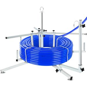 Pex Piping Uncoiler, Pipe Reel Dispenser for 3/8" to 1", Pex Tube Uncoiler Suitable for Pipes, Radiant Potable Water, Floor Heating Pipes