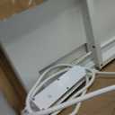 PRAISUN 47 X 20 Inch Computer Desk, Power Outlets, USB-C, White