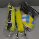Outdoor Portable Volleyball Net Set System for Backyard - Quick & Easy Setup Adjustable Height Poles, PU Volleyball, Pump and Carrying Bag (Yellow)