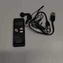 128GB Digital Voice Recorder With Playback - 3072 Kbps HD Voice-Activated Recording and Noise-Canceling, Audio Device for Lectures Meetings, A-B Repeat, MP3 Player