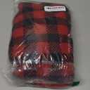 KYEESE Christmas Dog Sweater Dress for Medium Dogs with Leash Hole Classi Checkered Pet Sweaters Dog Christmas Outfit with BowtieTurtleneck Dogs Apparel for Winter, XXXL (XXX-Large (60-80lbs), 09#Red Plaid)
